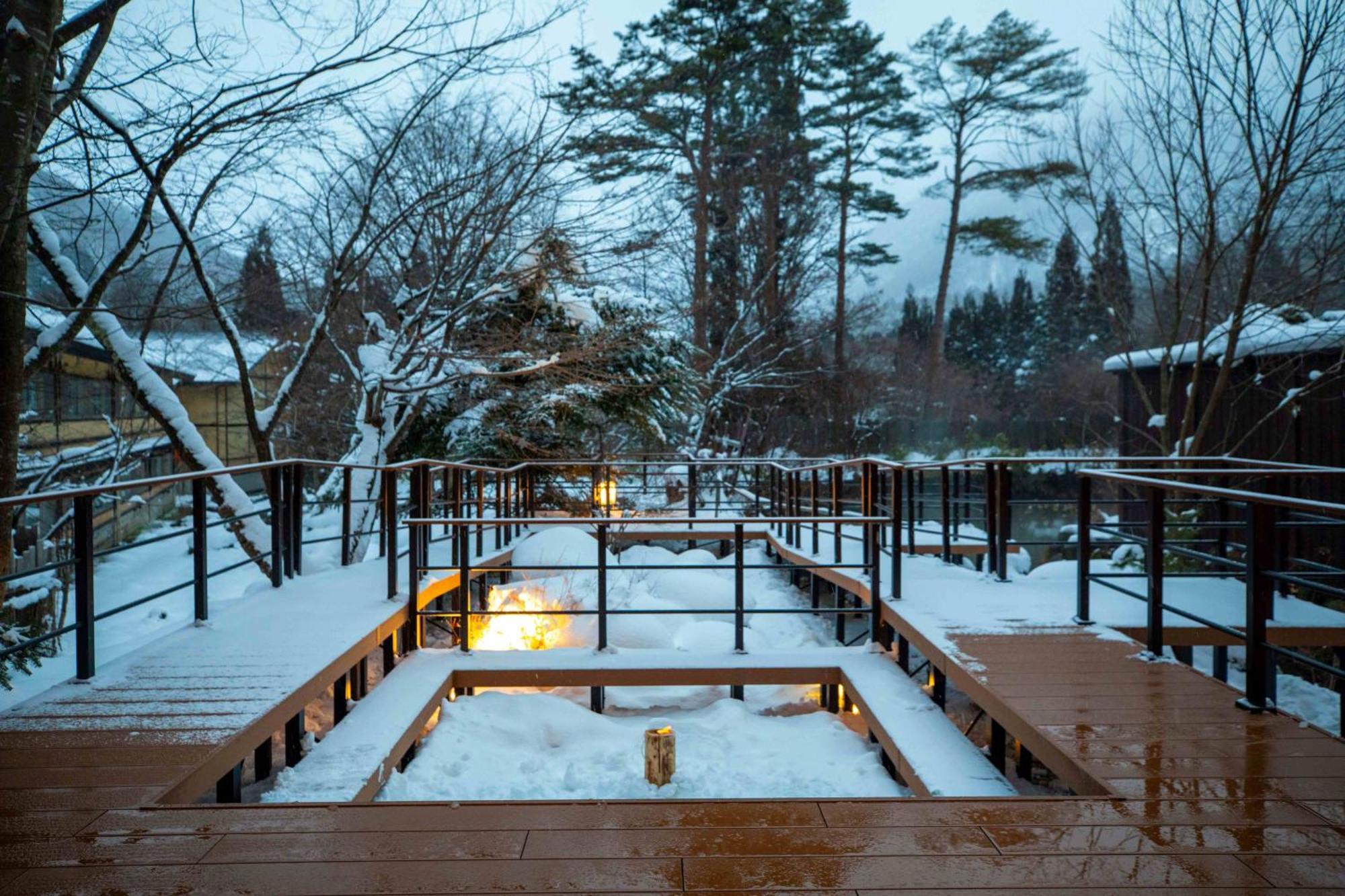 미야마 오안 교리츠 리조트 다카야마 외부 사진 The Osen hot springs