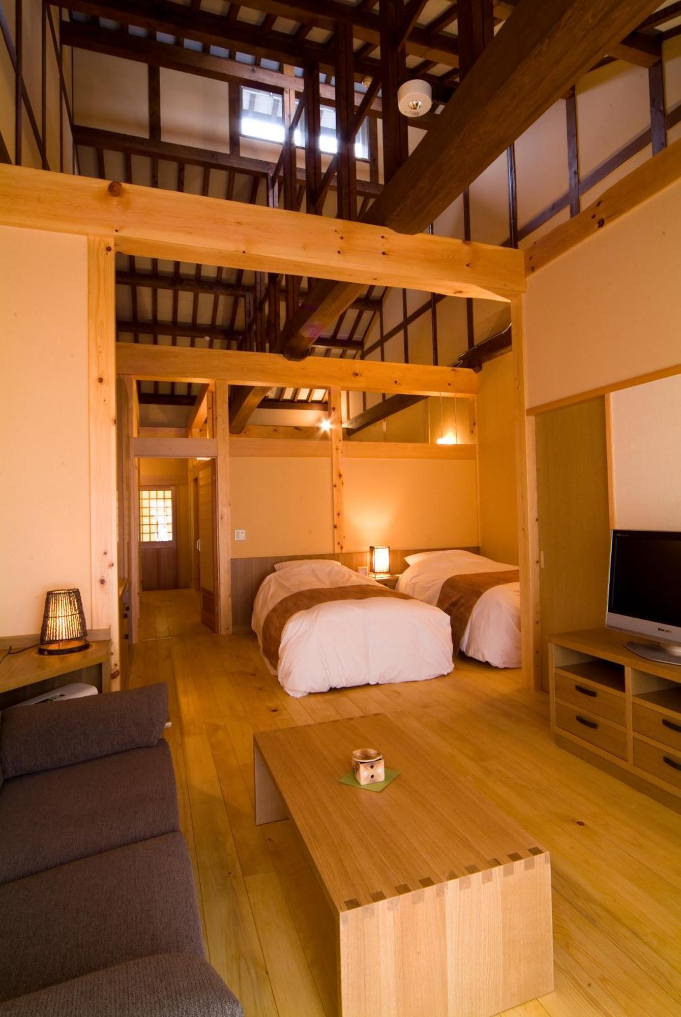 미야마 오안 교리츠 리조트 다카야마 외부 사진 A room at the Hoshino Resorts Karuizawa Hida